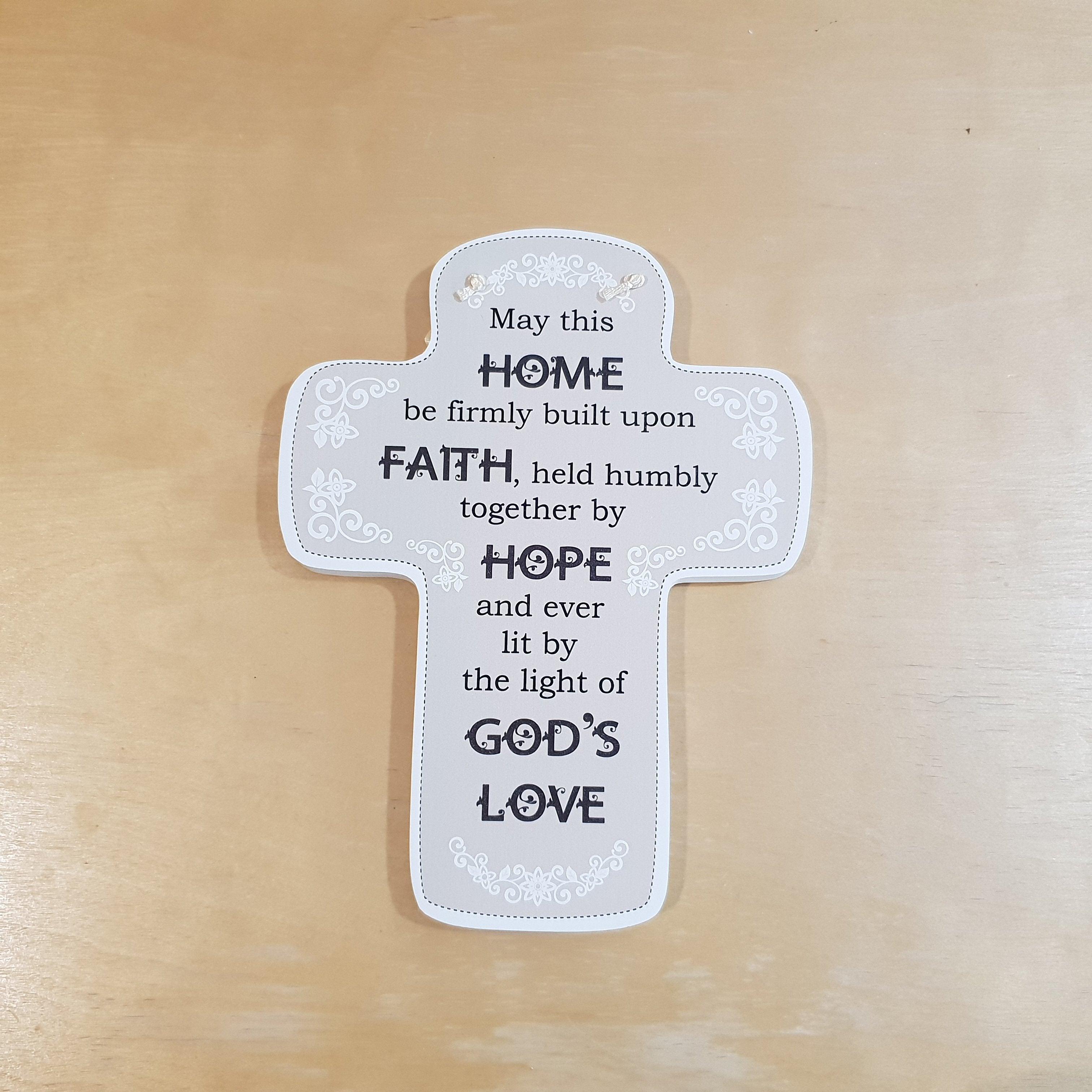 C&F Wooden Home Cross Fun Plaque - Kids Haven C&F Wooden Home Cross Fun Plaque - Kids Haven