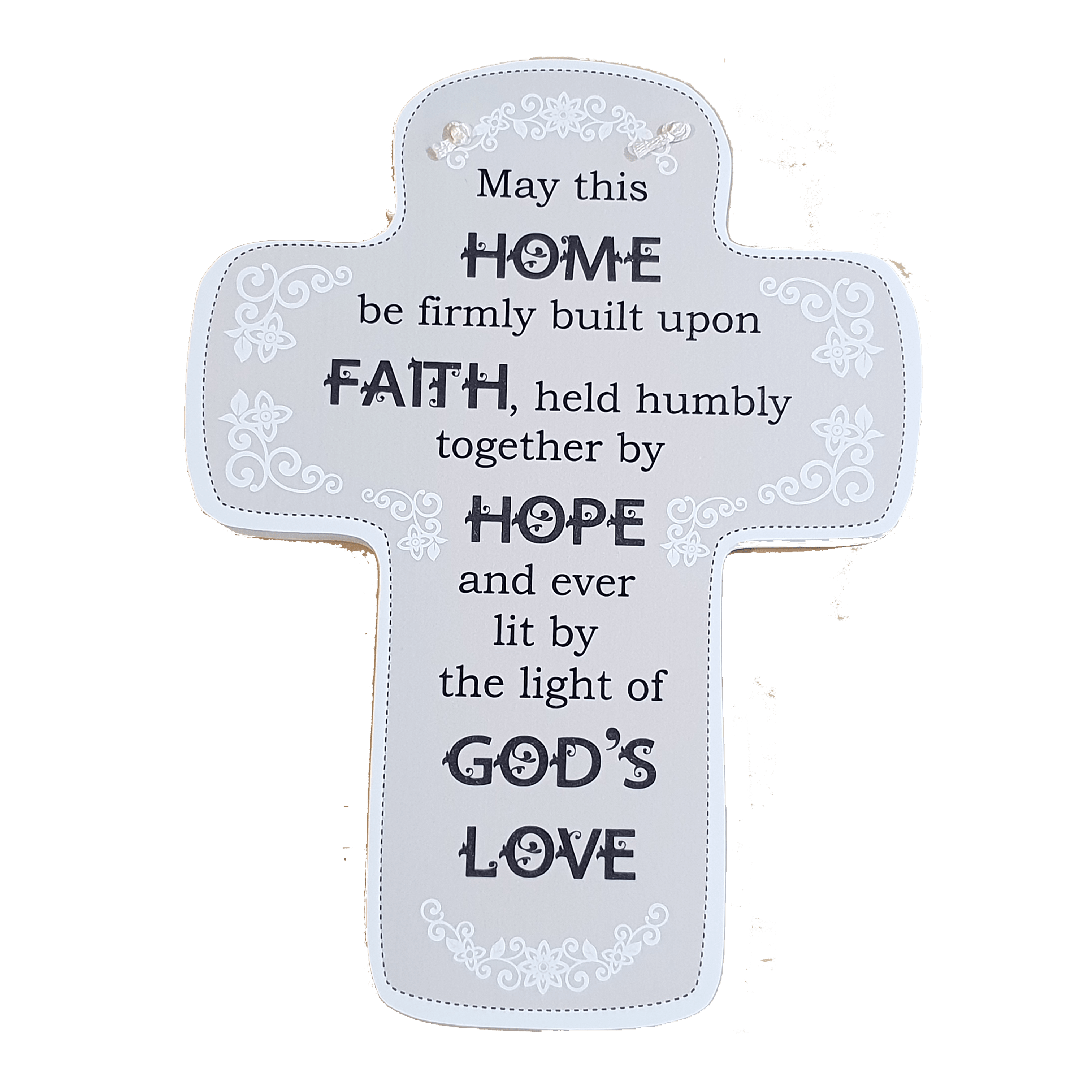 C&F Wooden Home Cross Fun Plaque C&F Wooden Home Cross Fun Plaque