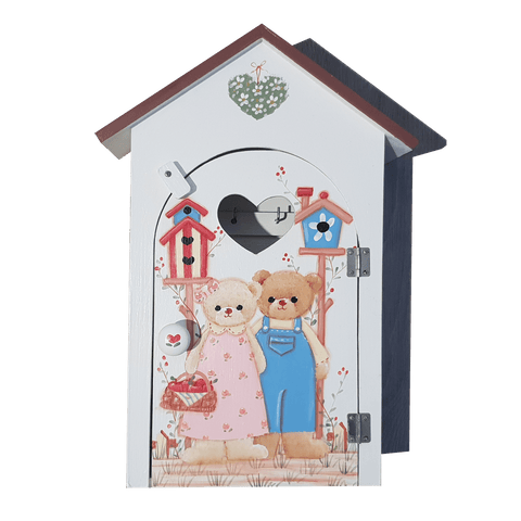 C&F Wooden Large Bear Key Holder Box C&F Wooden Large Bear Key Holder Box