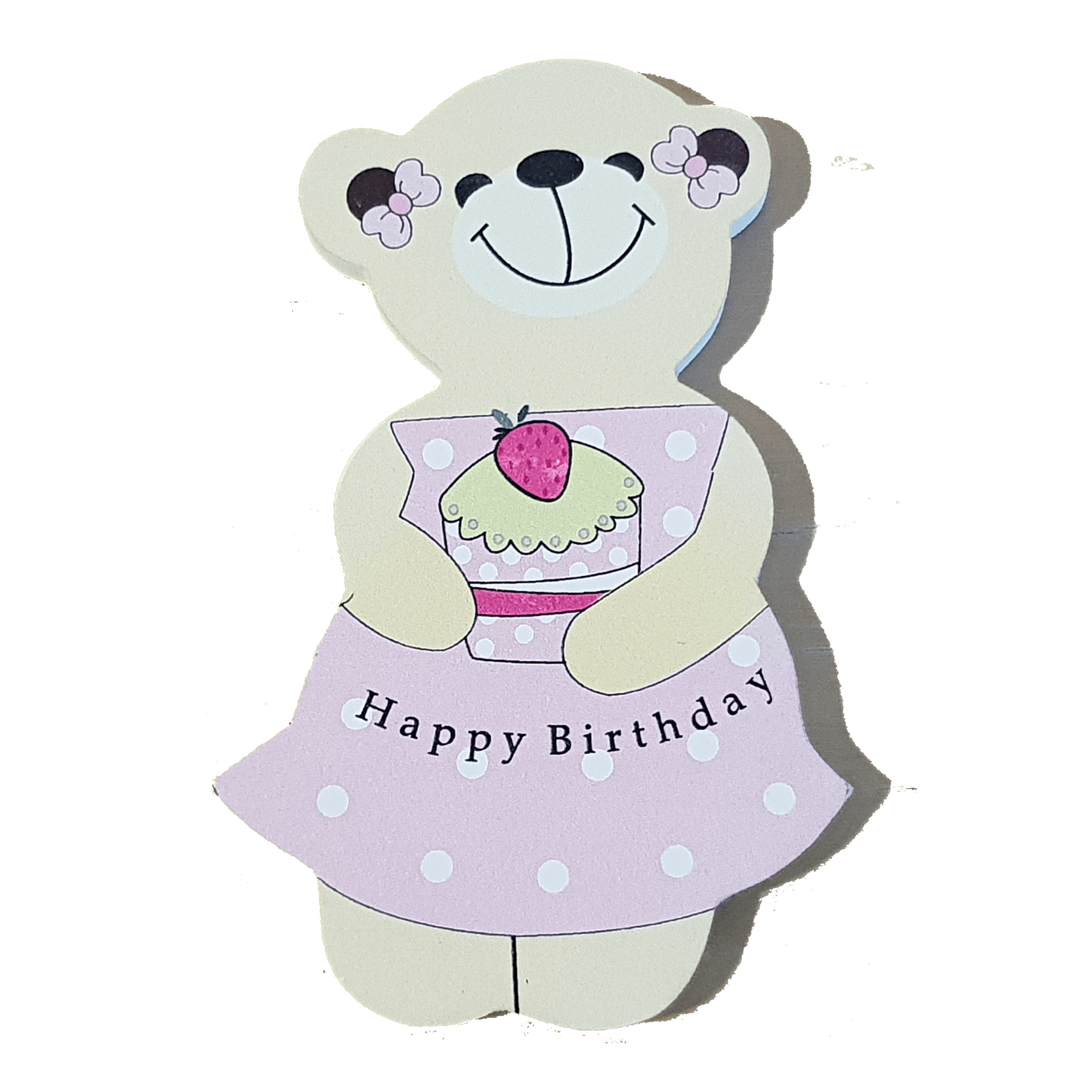 C&F Wooden Mama Bear Character - Pink Birthday C&F Wooden Mama Bear Character - Pink Birthday