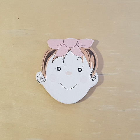 C&F Wooden Mama Head Character - Kids Haven C&F Wooden Mama Head Character - Kids Haven