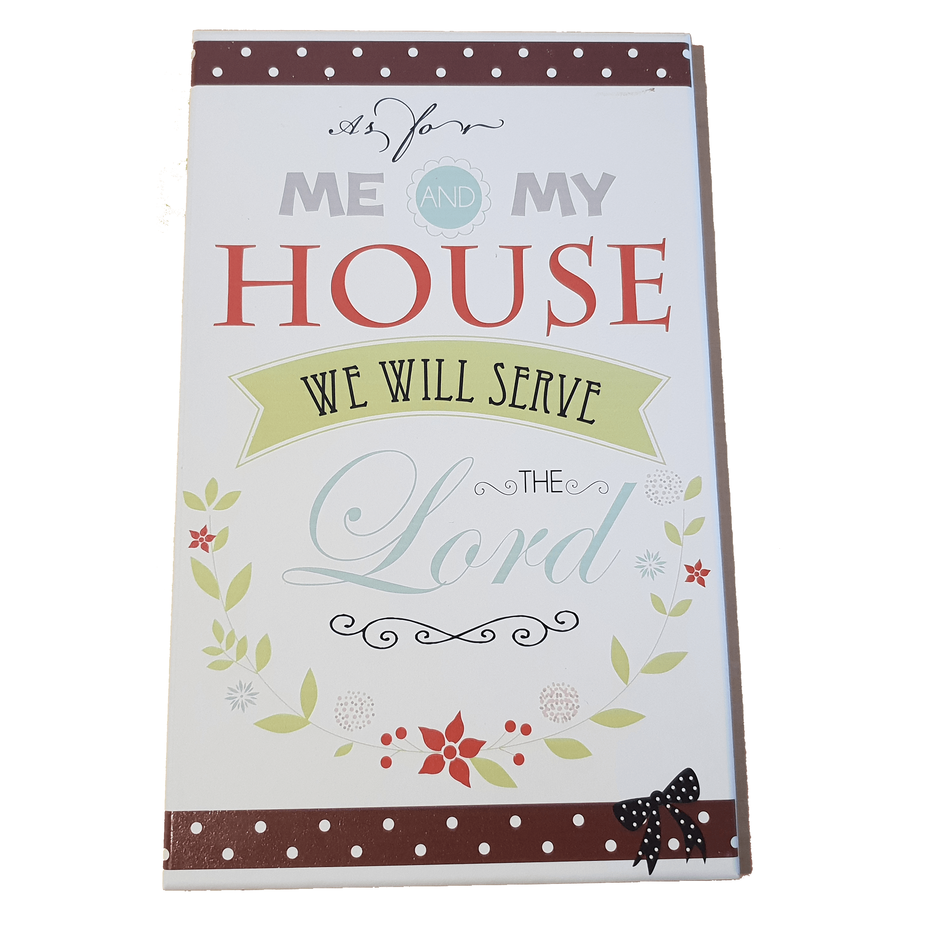 C&F Wooden Me & My House Quote Plaque C&F Wooden Me & My House Quote Plaque