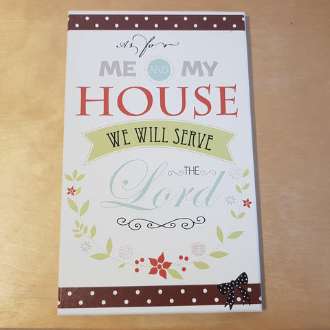 C&F Wooden Me & My House Quote Plaque - Kids Haven C&F Wooden Me & My House Quote Plaque - Kids Haven
