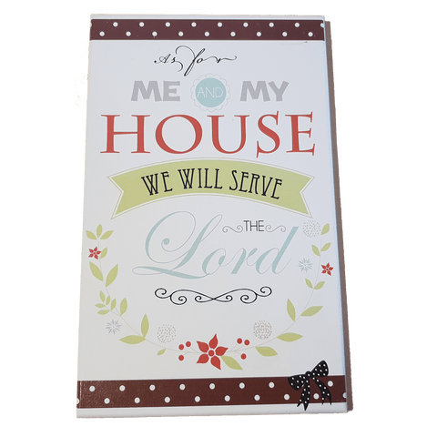 C&F Wooden Me & My House Quote Plaque C&F Wooden Me & My House Quote Plaque