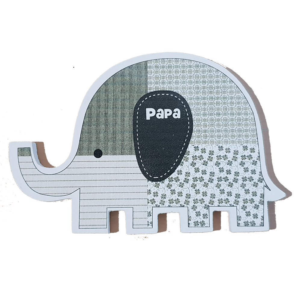 C&F Wooden Papa Elephant Character