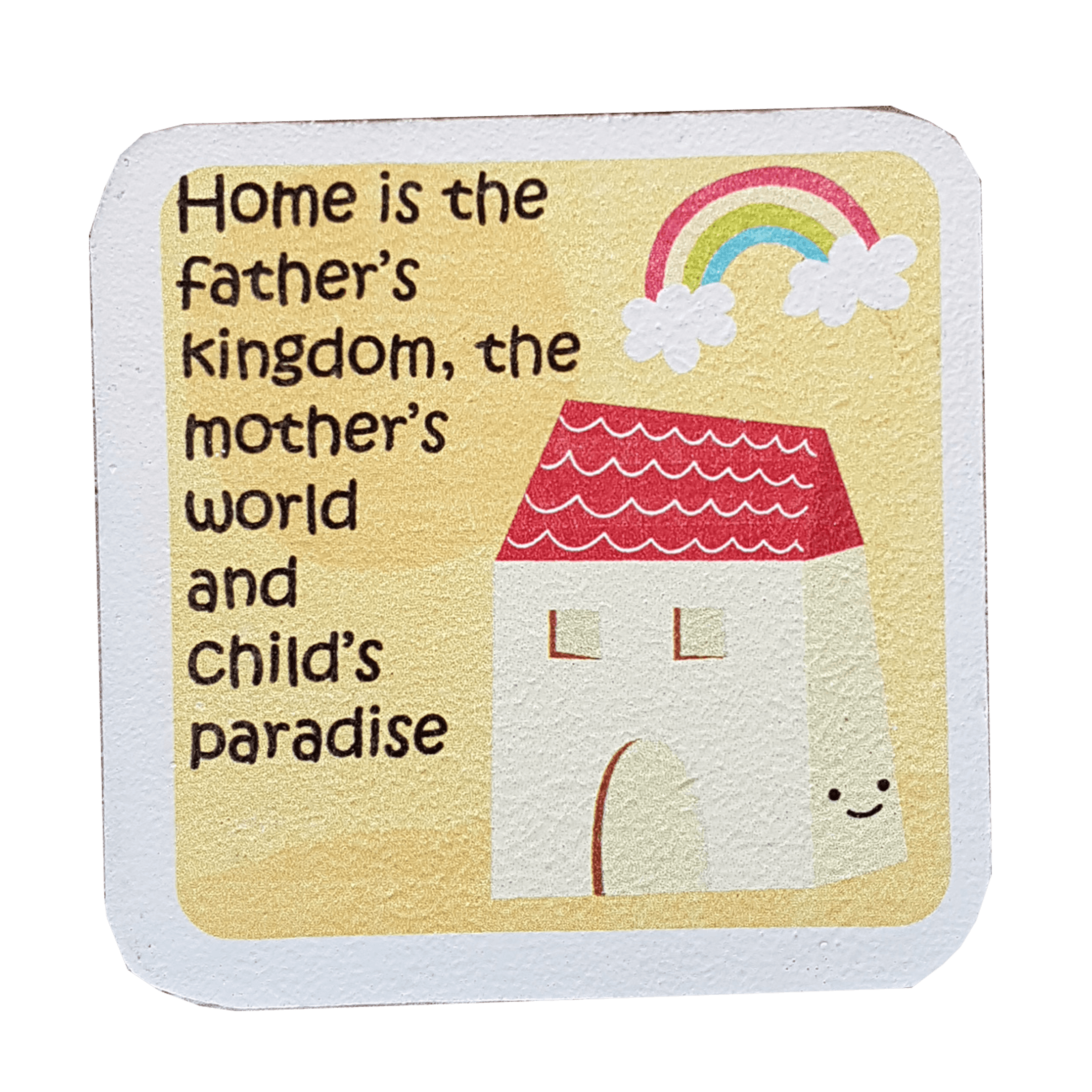 C&F Wooden Quote Magnet - Home Is The Father's Kingdom C&F Wooden Quote Magnet - Home Is The Father's Kingdom