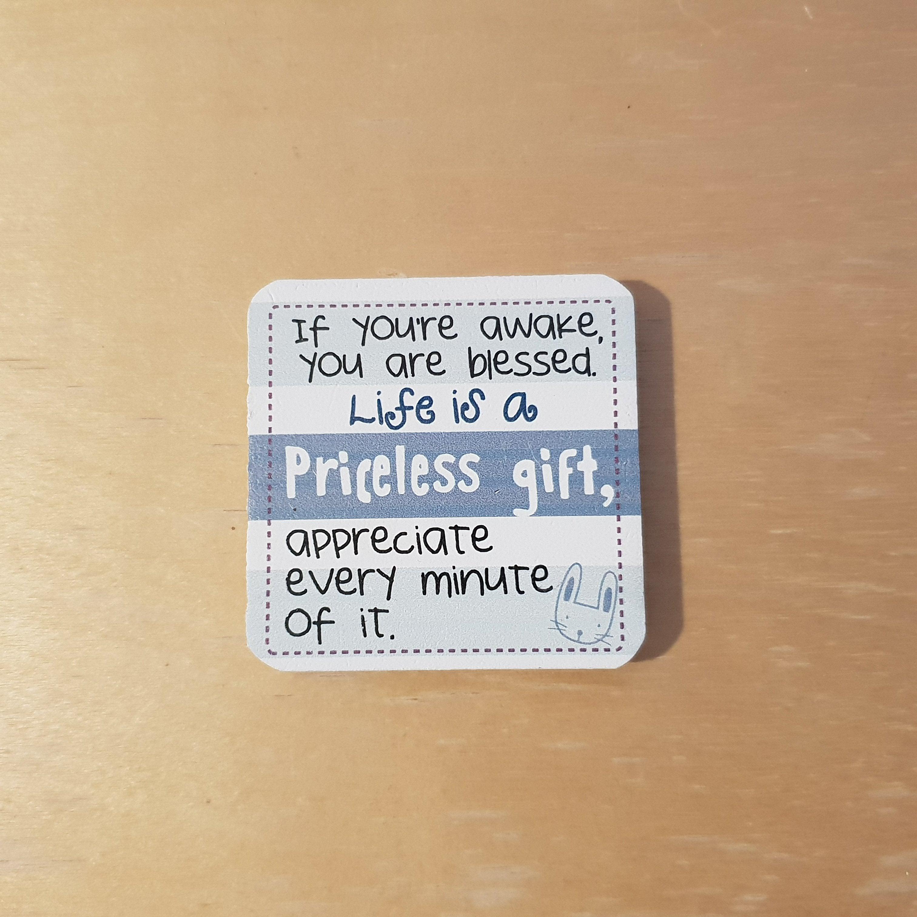 C&F Wooden Quote Magnet - If You Are Awake - Kids Haven C&F Wooden Quote Magnet - If You Are Awake - Kids Haven