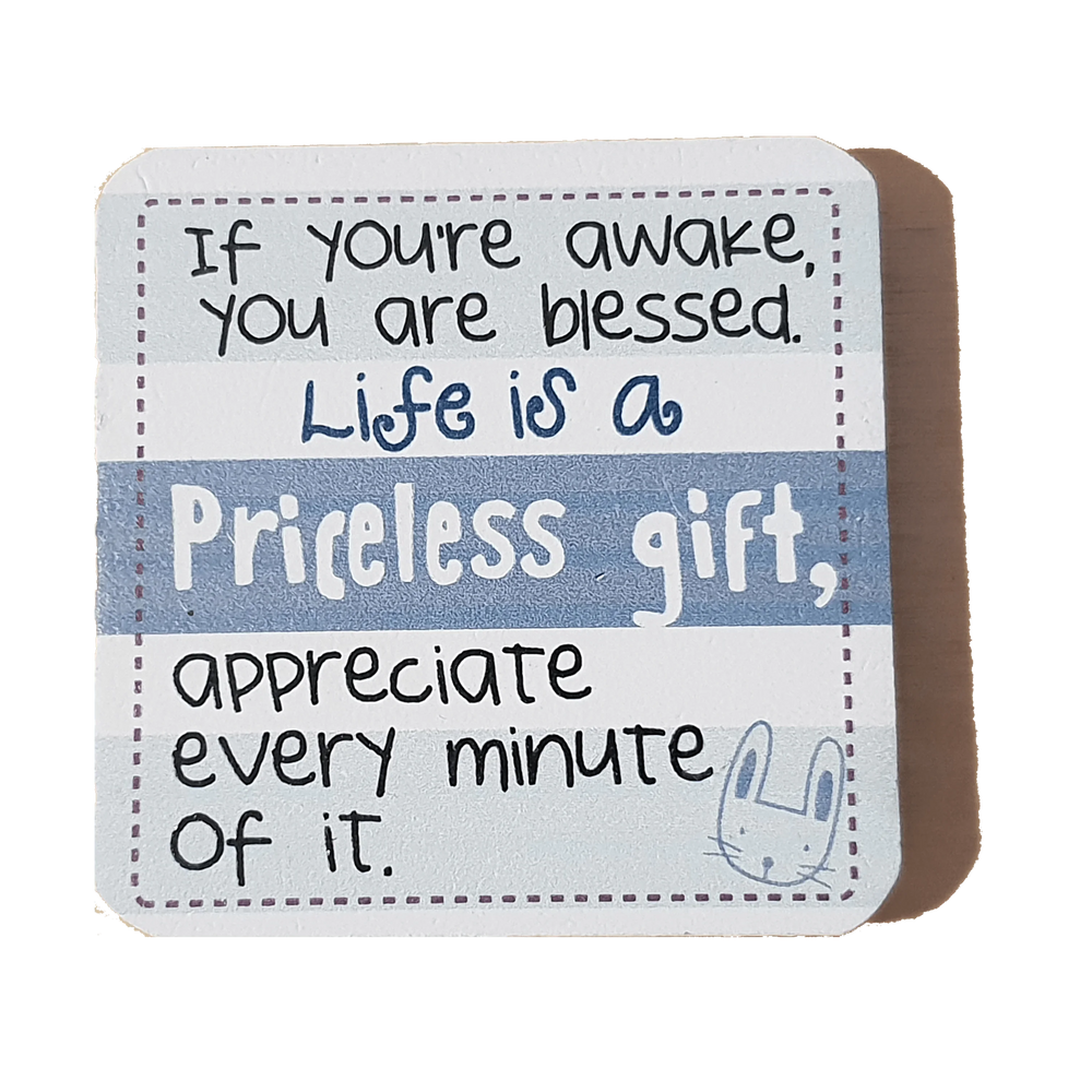 C&F Wooden Quote Magnet - If You Are Awake