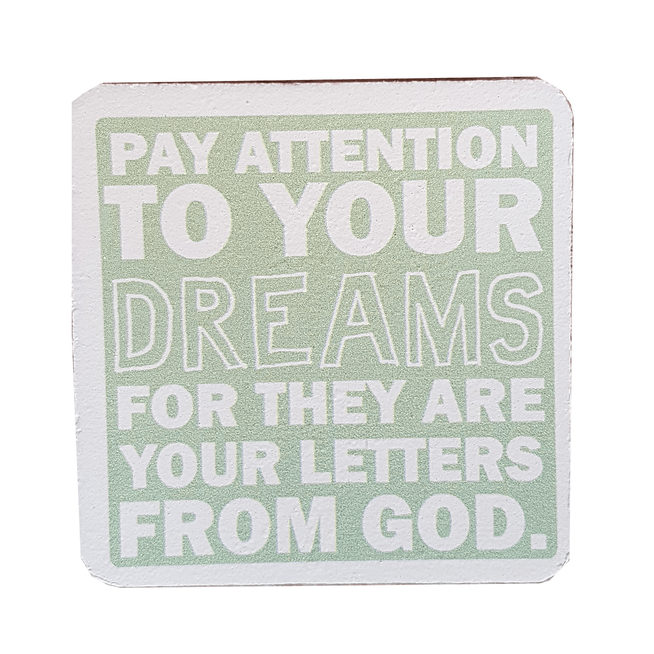 C&F Wooden Quote Magnet - Pay Attention To Your Dreams C&F Wooden Quote Magnet - Pay Attention To Your Dreams
