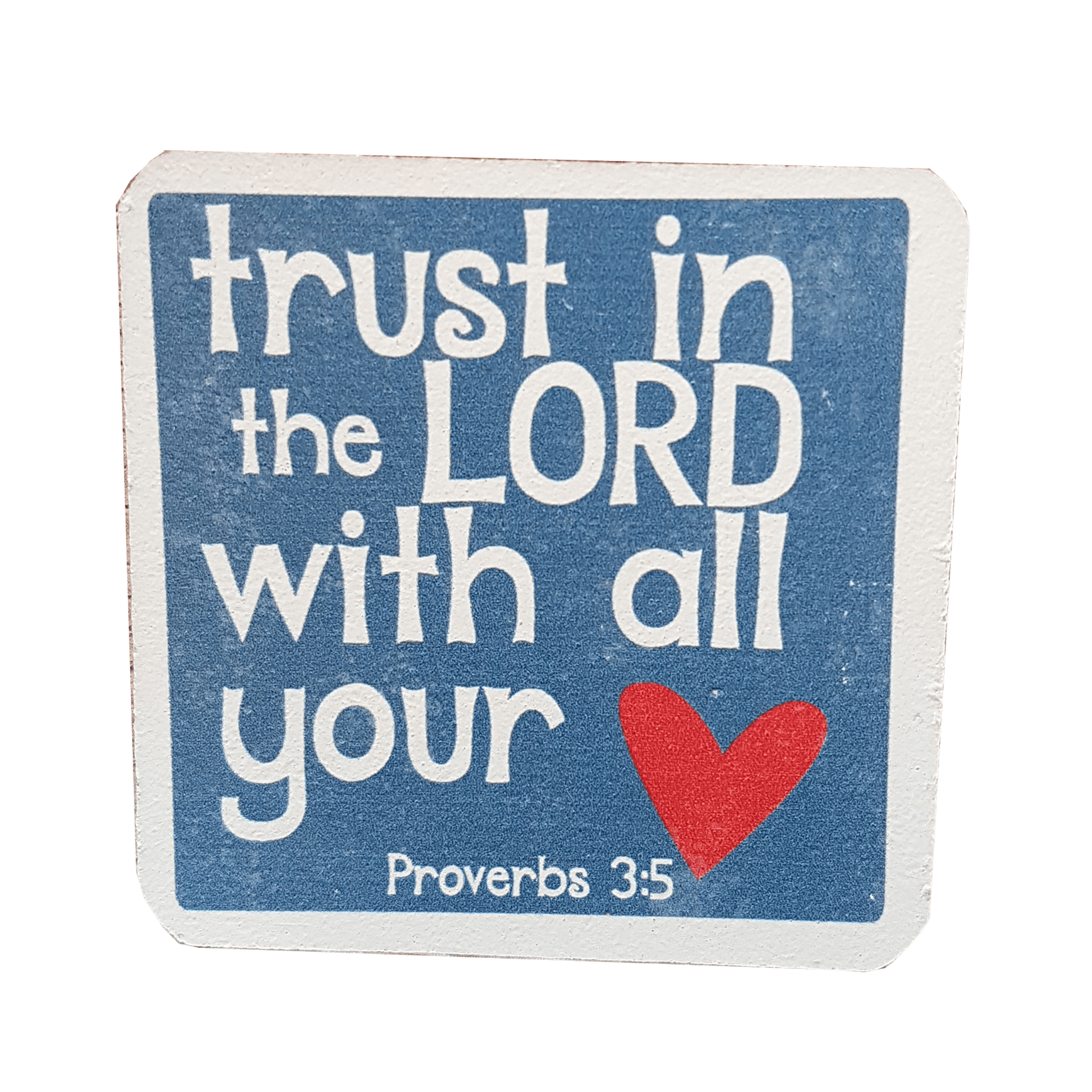 C&F Wooden Quote Magnet - Trust In The Lord C&F Wooden Quote Magnet - Trust In The Lord