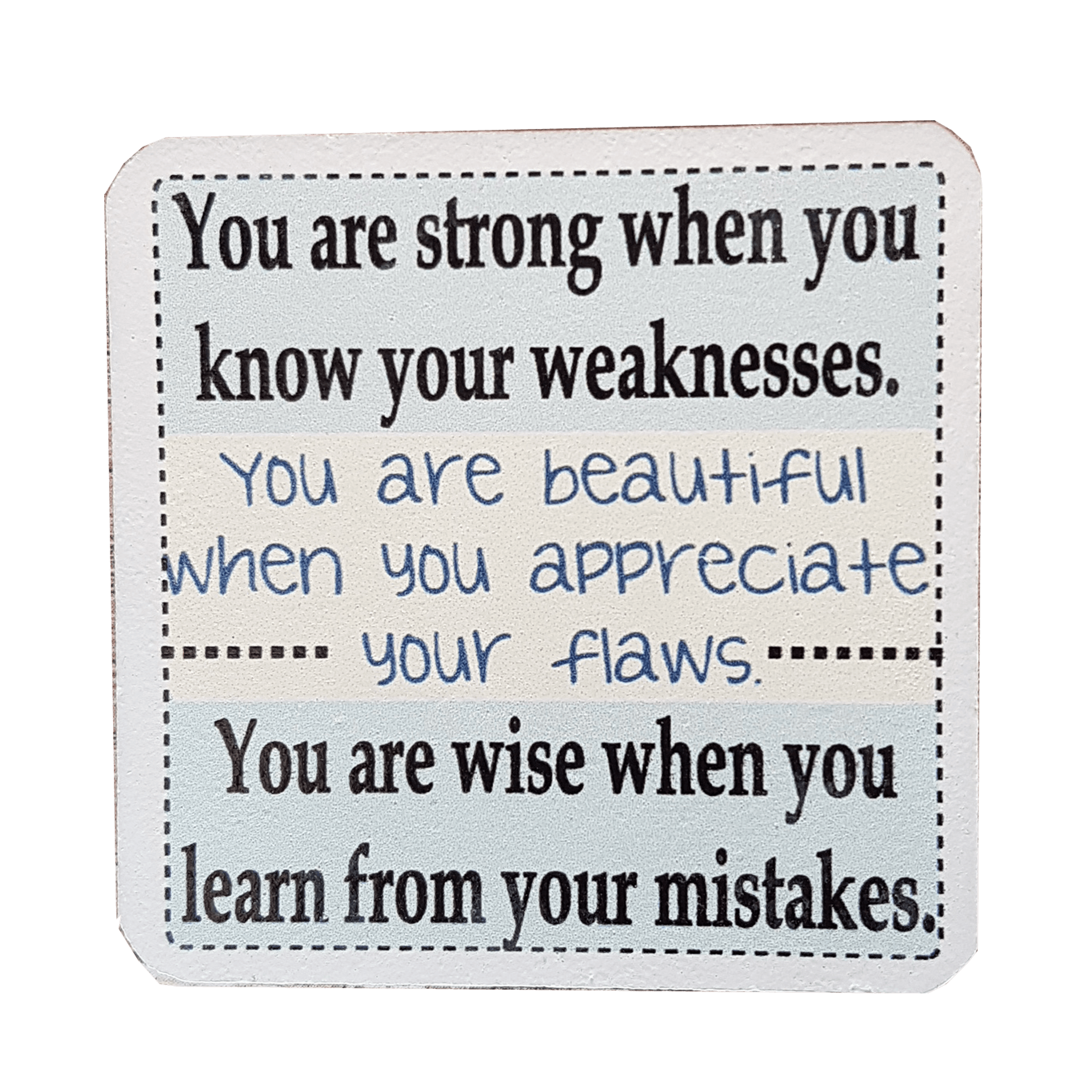 C&F Wooden Quote Magnet - You Are Strong C&F Wooden Quote Magnet - You Are Strong