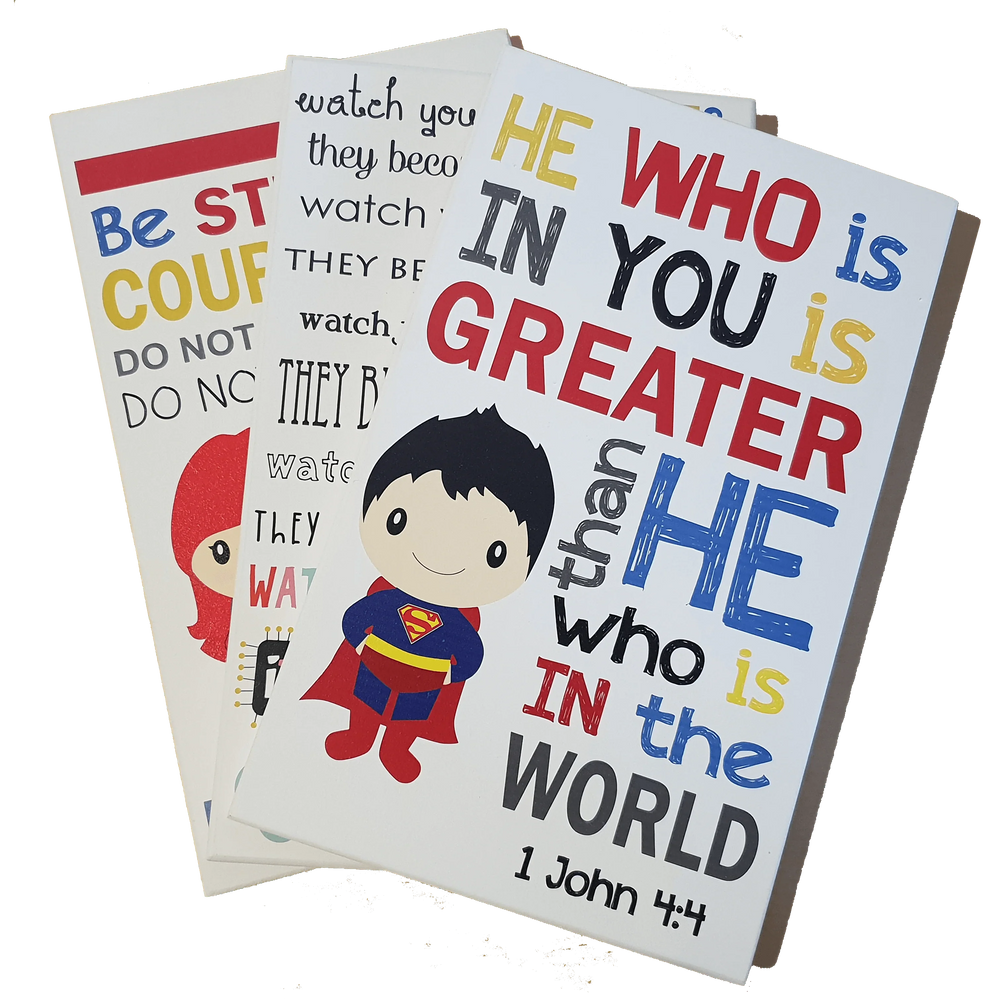 C&F Wooden Quote Plaque - Any 3 Bundle Discount