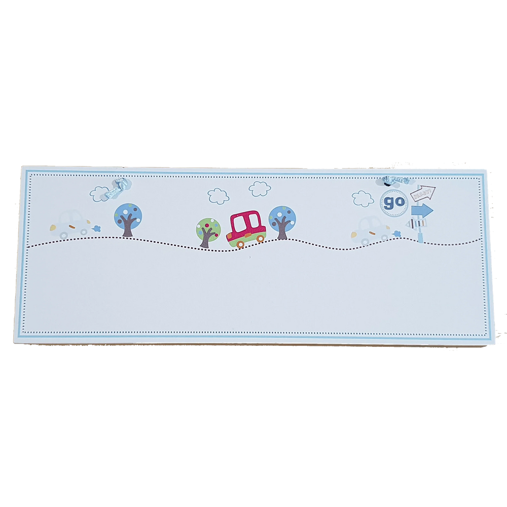 C&F Wooden Road to School Rectangle Plain Board