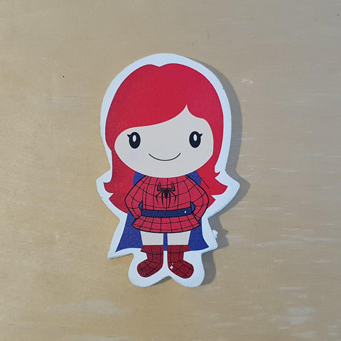 C&F Wooden Spider Girl Character - Kids Haven C&F Wooden Spider Girl Character - Kids Haven