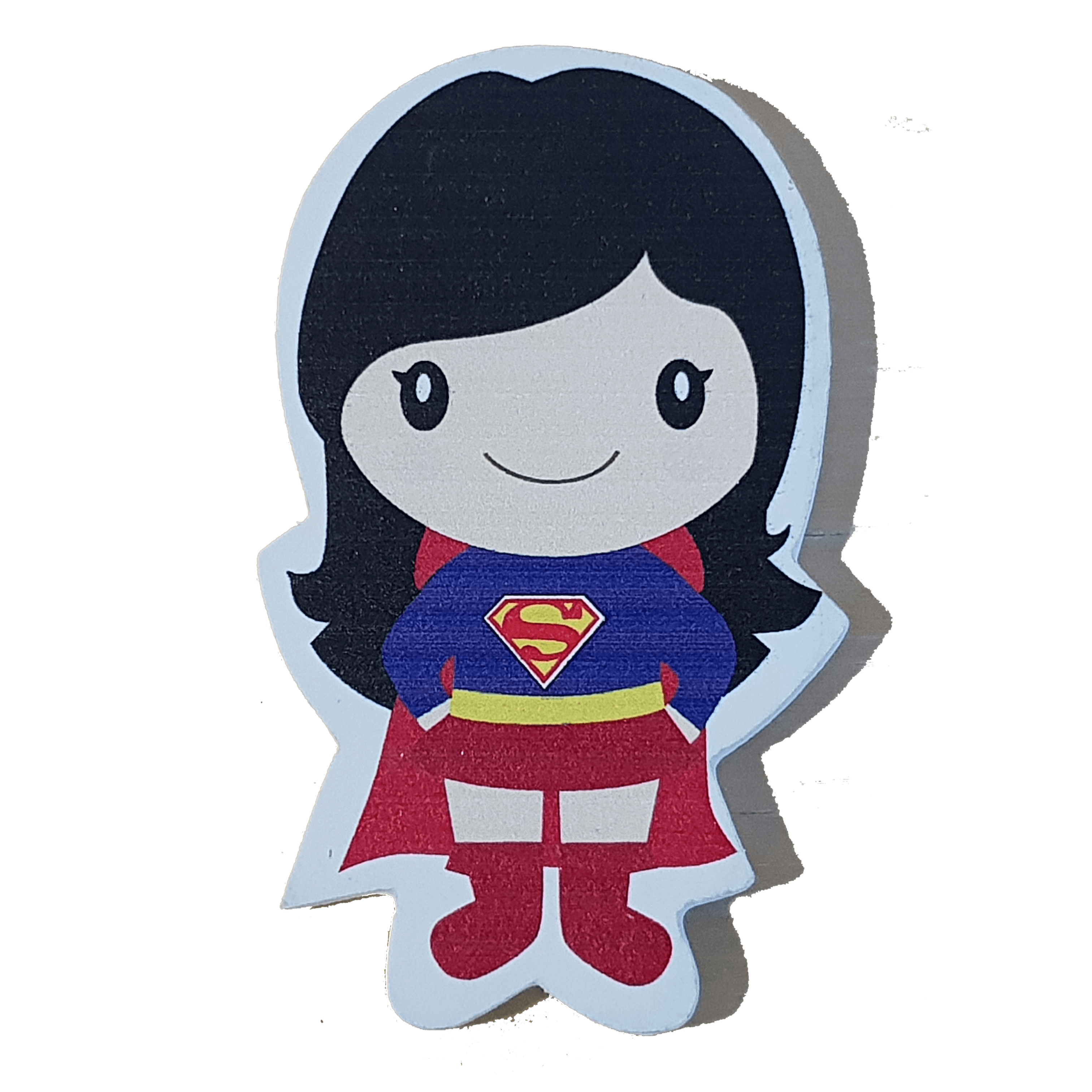 C&F Wooden Super Girl Character C&F Wooden Super Girl Character