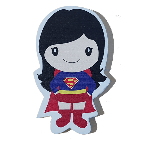 C&F Wooden Super Girl Character C&F Wooden Super Girl Character