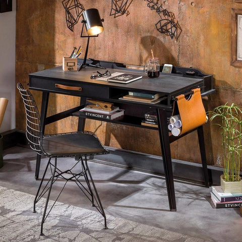 Cilek Dark Metal Small Study Desk - Kids Haven Cilek Dark Metal Small Study Desk - Kids Haven