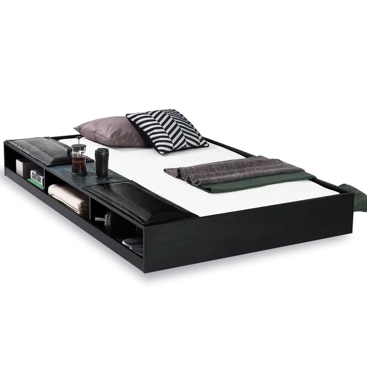 Cilek Dark Metal Pull-Out Bed With Partitions (90X190 Cm) - Kids Haven Cilek Dark Metal Pull-Out Bed With Partitions (90X190 Cm) - Kids Haven