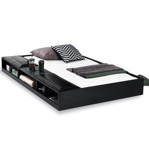 Cilek Dark Metal Pull-Out Bed With Partitions (90X190 Cm) - Kids Haven Cilek Dark Metal Pull-Out Bed With Partitions (90X190 Cm) - Kids Haven