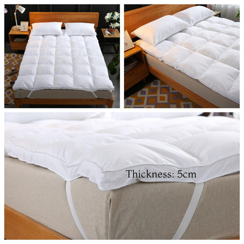 iSleep Mattress Topper 100% Cotton Cover - Kids Haven iSleep Mattress Topper 100% Cotton Cover - Kids Haven