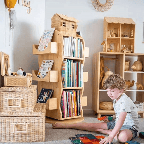 PETIT 360 Degrees Rotating Bookshelf - Kids Haven