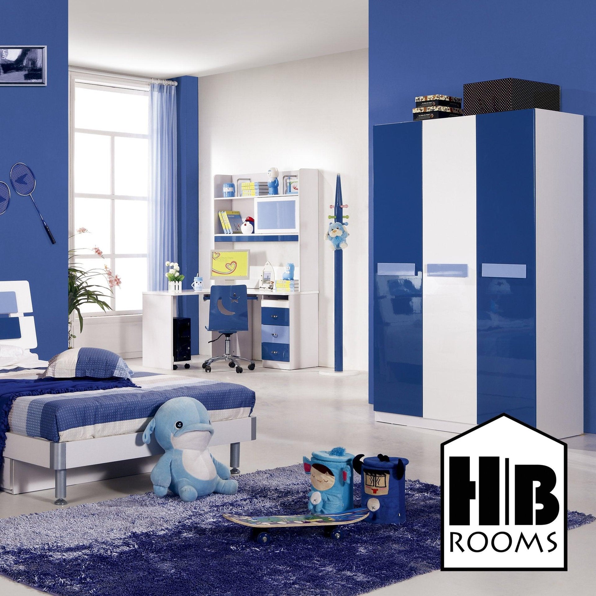 HB Rooms focus on practical solutions for your children. Designs are suitable even for older teenage kids.