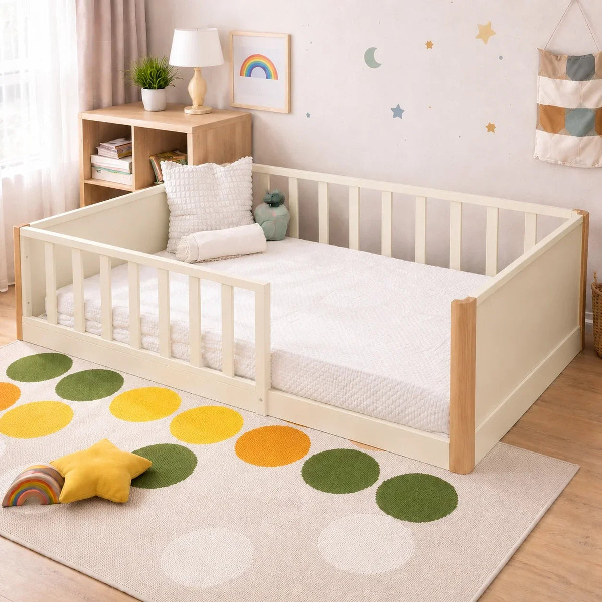 Montessori low and child-accessible beds