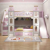 Nukhome Pink Castle Height Bunk (C011 - Pink)