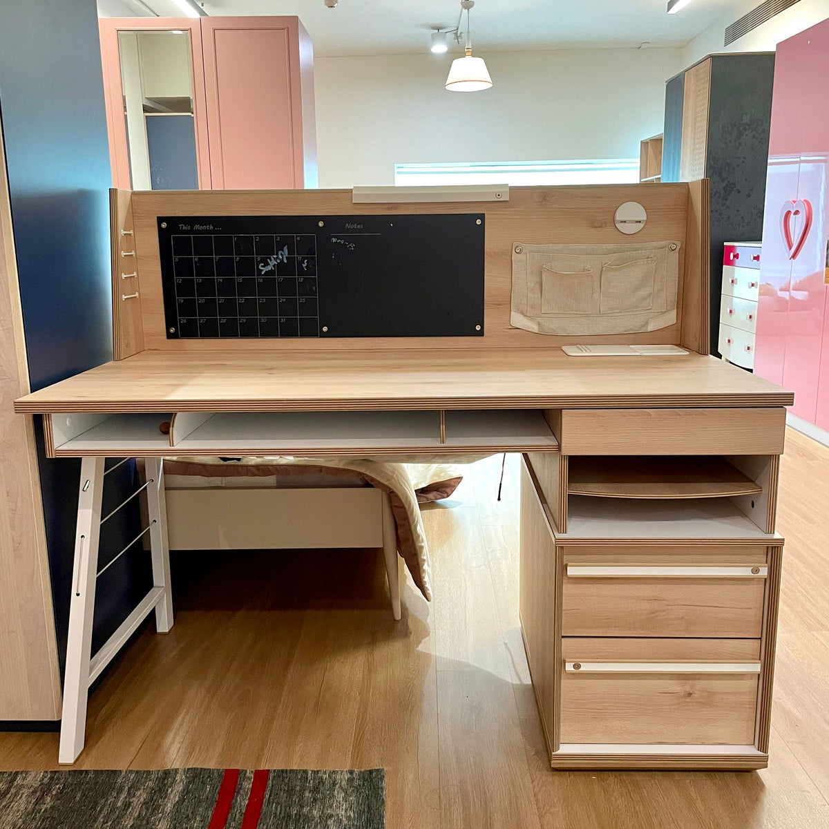 Cilek Duo Large Study Desk and Unit (Display Unit)