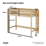 Maxtrix Kids Basic High Loft (Ladder or Staircase)