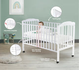 FIJN Classic Scandinavian Baby Cot (120x60cm) (Display Unit)