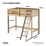 Maxtrix Kids Basic High Loft (Ladder or Staircase)