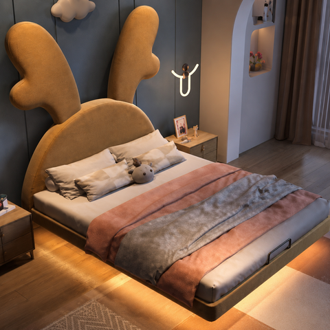 HB Rooms Golden Antler Bed