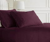 iSleep Solid Soft Strips Fitted Sheet Set (Various Colors) - Kids Haven