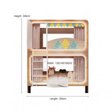 Nukhome Brown Mountain Bunk Bed (505-1)