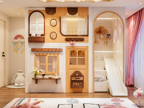 Nukhome Brown Cottage Bunk Bed (D26)