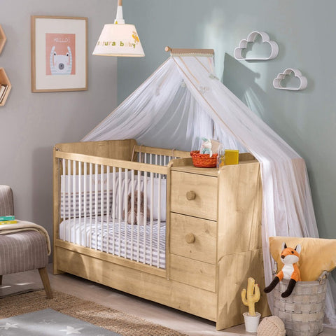 Cilek Mocha St Convertible Baby Bed(75X160 Cm)
