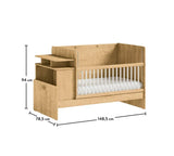 Cilek Mocha Baby Convertible Baby Bed With Table (70X115-70X145 Cm)