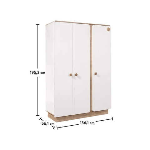 Cilek Natura Baby 3 Doors Wardrobe