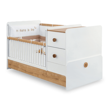 Cilek Natura Baby St Convertible Baby Bed (75X160 Cm) (NEW) - Kids Haven