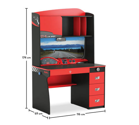 Cilek Champion Racer Concept Desk With Unit