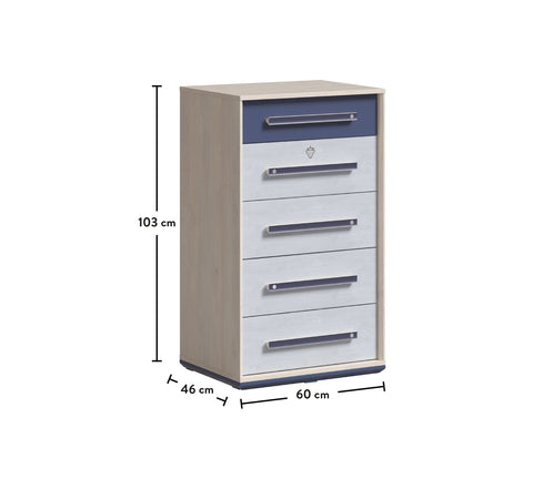 Cilek Trio Tall Dresser