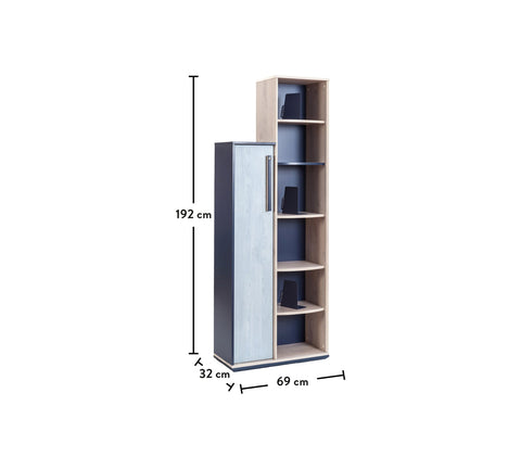 Cilek Trio Bookcase With Storage