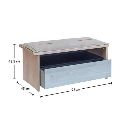 Cilek Trio Ottoman With Drawer