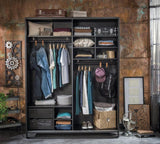 Cilek Dark Metal Sliding Wardrobe - Kids Haven