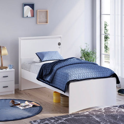 Cilek White Bed (100X200 Cm Or 120X200 Cm) - Headboard Optional