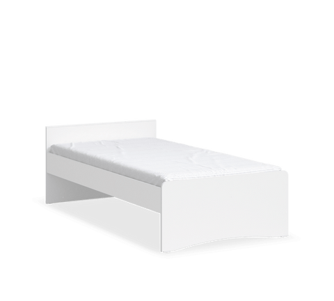 Cilek Montes White Bed (100X200 Cm Or 120X200 Cm) - Headboard Optional
