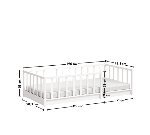 Oslo Basics Montessori Floor Bed