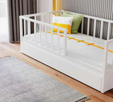 Cilek Montes White Alpha Roofless Bed (100x200 cm)