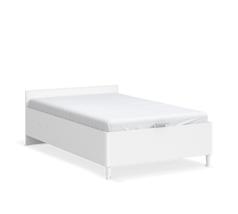 Cilek Montes White Storage Bed (100X200 Cm or 120x200 Cm) - Headboard Optional